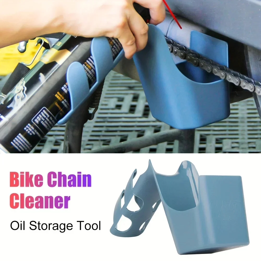 New Motorcycle And Bicycle Oil Stain Storage Tool Box, Chain Cleaning Agent, Chain Oil Anti Splash Tool Set