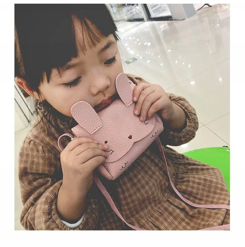 Princess Children's Mini Handbags Baby Girls PU Leather Small Shoulder Crossbody Bags Cute Embroidery Cat Kid Coin Purse Wallet