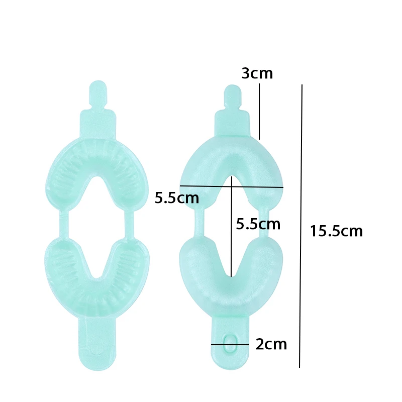 15 stks Tandheelkundige Printer Lade Wegwerp Gefluoreerd Schuim S M L Baby Prothese Materiaal Laboratorium Gereedschap