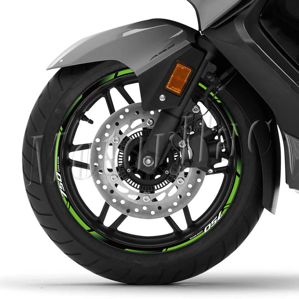 Motorrad-Radaufkleber Reflektierende Felgenstreifen Wasserdichtes Zubehör für Honda Forza 750 350 2026 2025 2024 – Detail 8