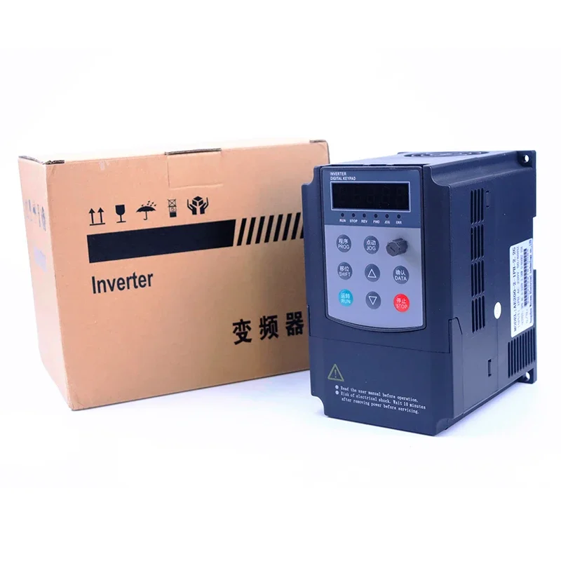 Inverter 1.5 2.2 3 4kwCNC Advertising Engraving Machine Spindle 220v 380v Three-phase Motor Governor.