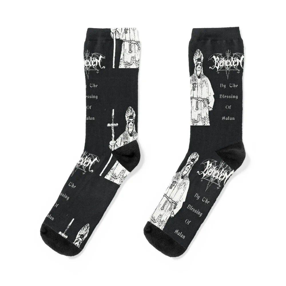 Get Here Behexen By the Blesing of Satan Socks summer basketball gift essential Men's Socks Women's