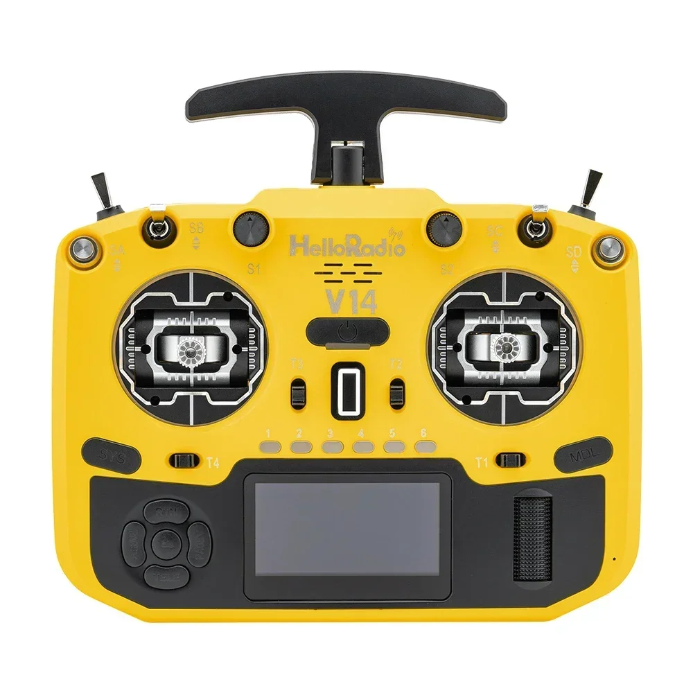 V14 MAX R9/MAX/PRO ELRS Left Handed FPV Remote Controller for RC Drones High-Frequency Metal Gimbal Open Source Color Display