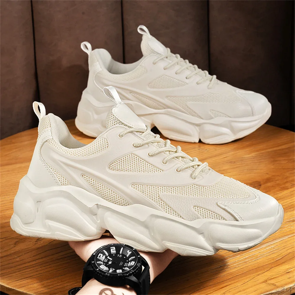 

Playform Size 38 Retro Sneakers Men Running Silver Shoes Tan Boots Sport Beskete Street Twnis Novelty All Brand New Style