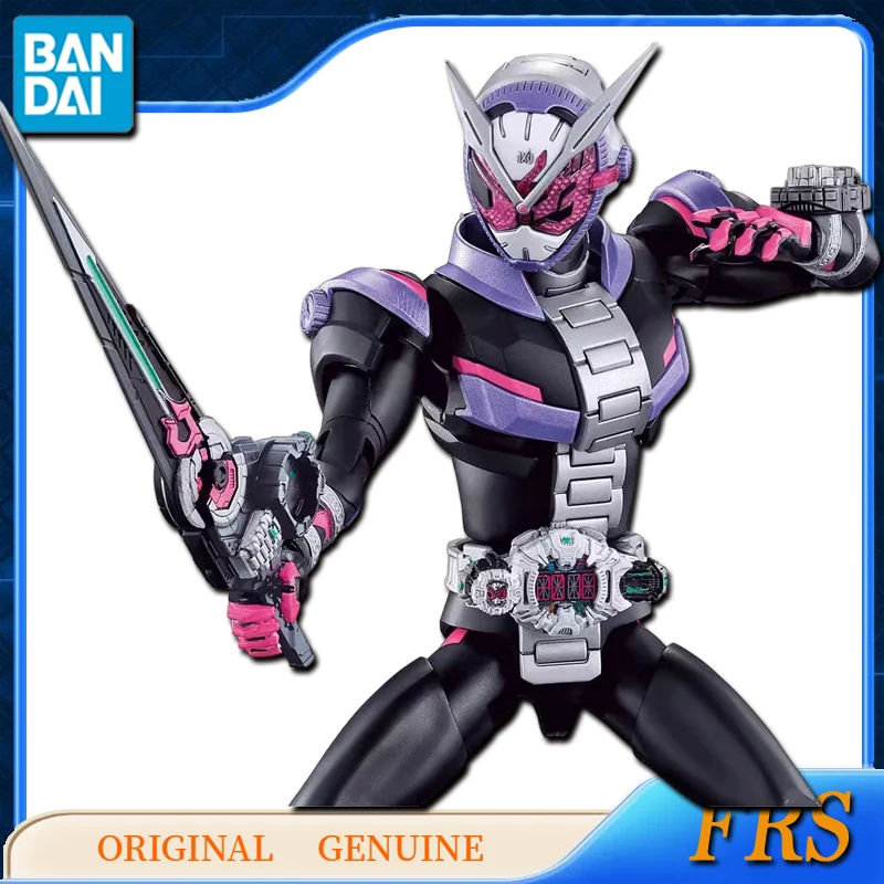 Bandai-Figuras de Ação Genuínas Anime para Crianças, Modelo de Montagem Ornamentos, Brinquedos de Montagem Originais, Padrão KAMEN RIDER ZI-0, Presente