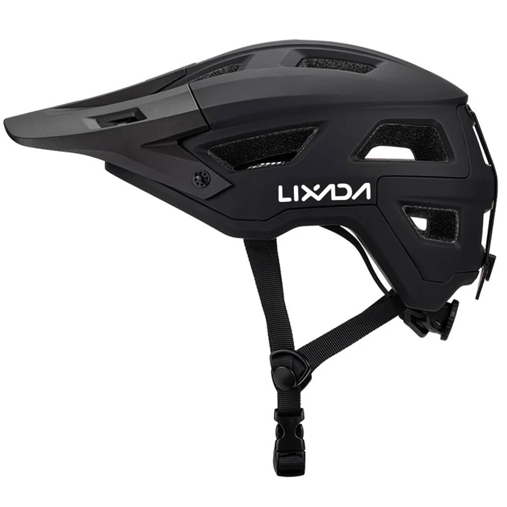 Lixada Fahrradhelm Herren Damen MTB Rennradhelm 55–61 cm verstellbares Zifferblatt abnehmbares Visier Belüftung 14 Belüftungsöffnungen Fahrradhelm – Detail 16