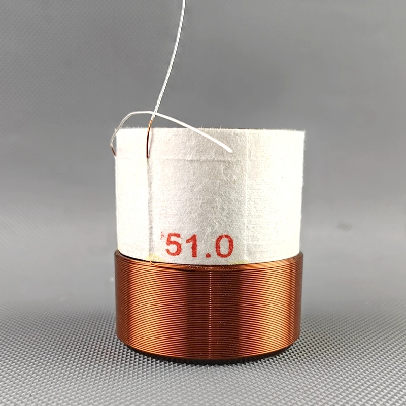 1PCS 51mm Bass Speaker Voice Coil KSV 4 Layers Round Wire  Woofer Subwoofer Coil For Woofer Loudspeaker Parts