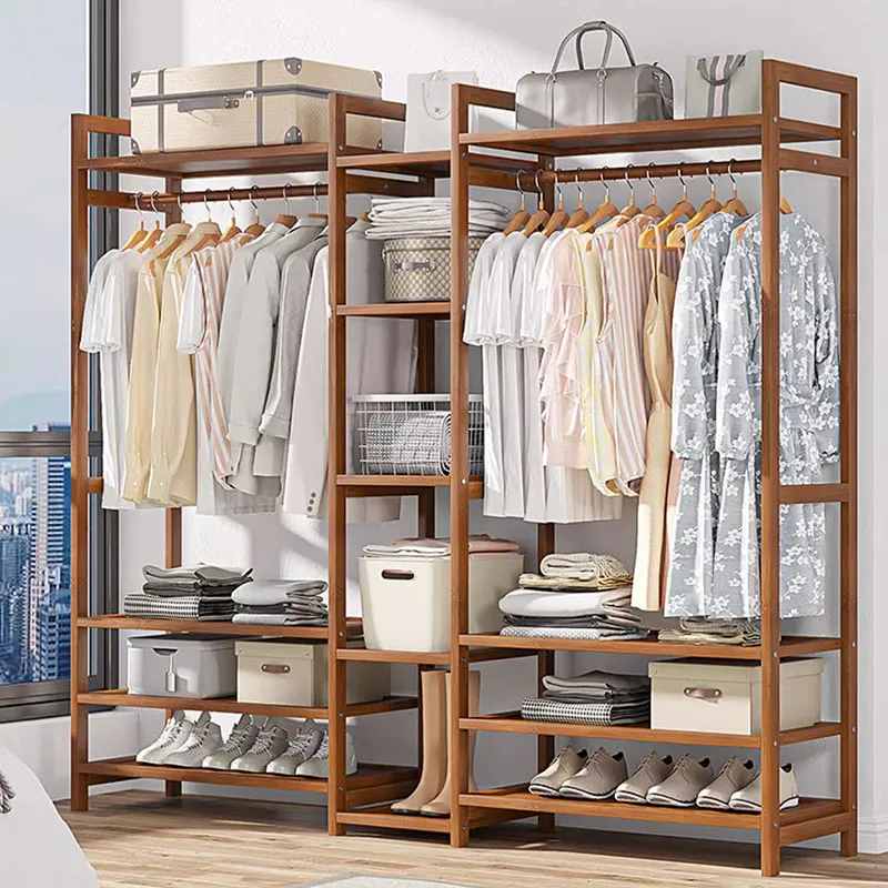 Organizer Minimalist Coat Racks Wardrobes Space Saving Bedroom Nordic Coat Racks Modern Display Porte Manteau Trendy Furniture