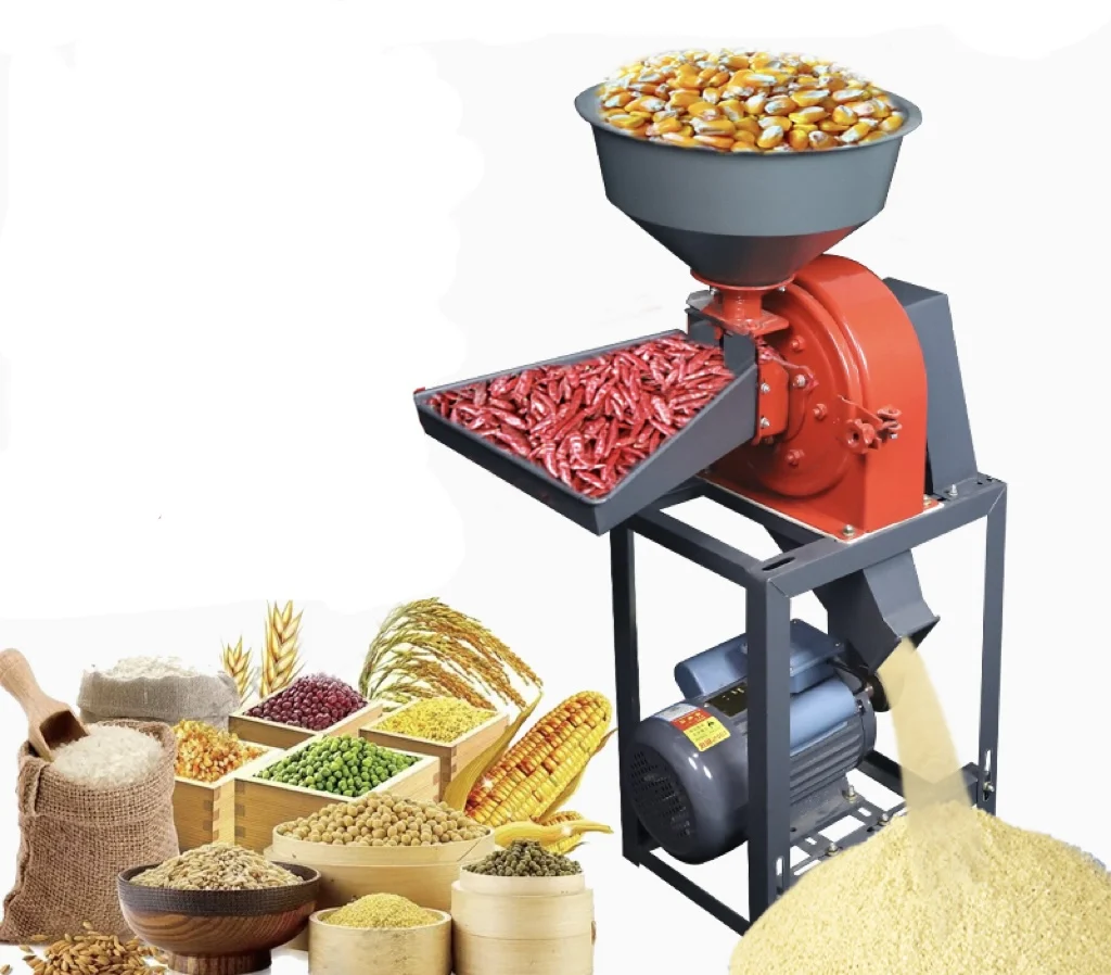 

For Sale Hammer / Claw Mill Grinding Machine Electric Dry Feed Flour Mill Powder Machine for Home and Farm