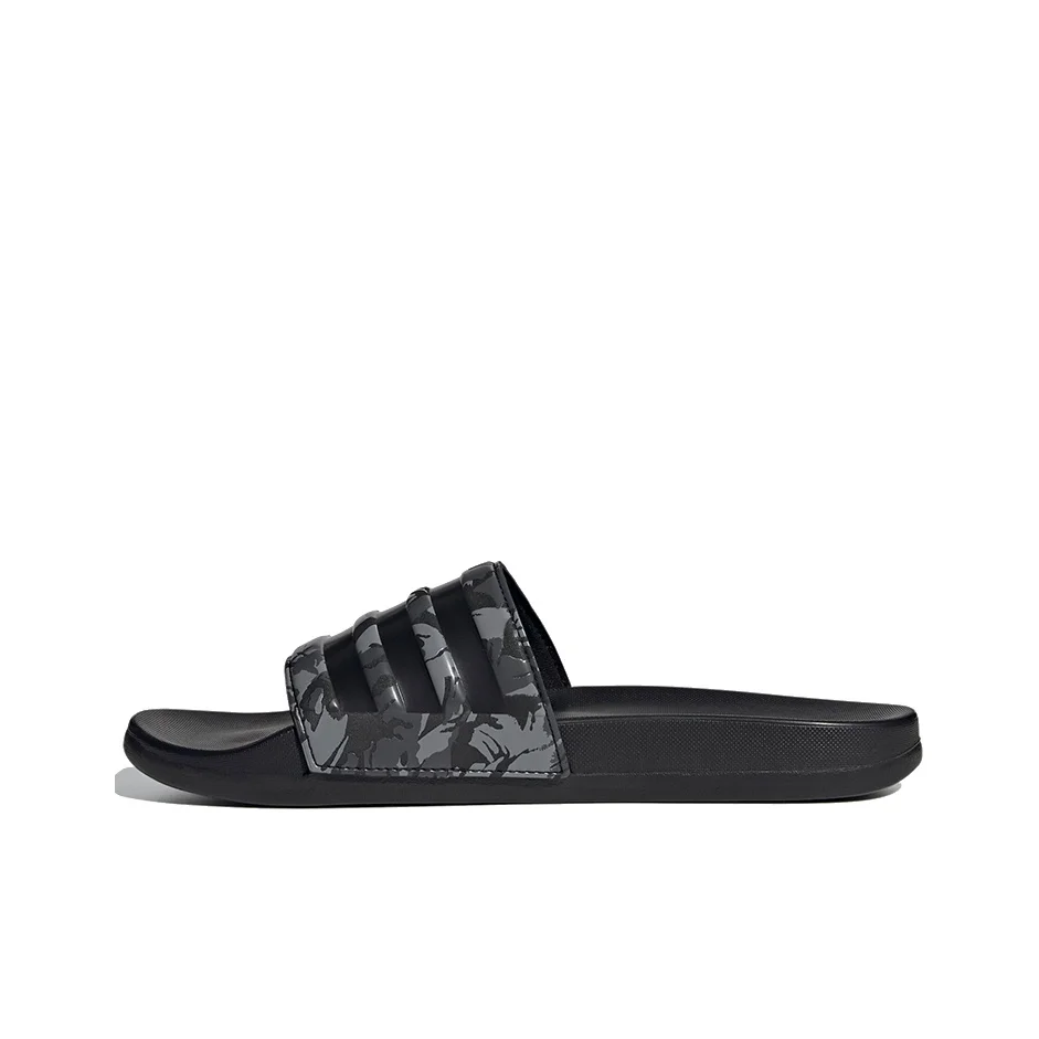 POIZON Adidas Adilette Comfort Slide 'Grey Camo'