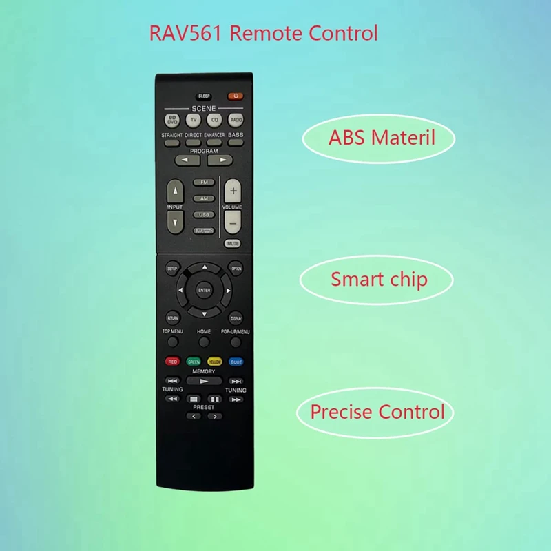 RAV561 ZZ43210 Remote Control For Yamaha Home Theater Receiver HTR-3072 RX-V385 YHT-4950UBL RX-V381 RX-V383 HTR-3071 Easy To Use