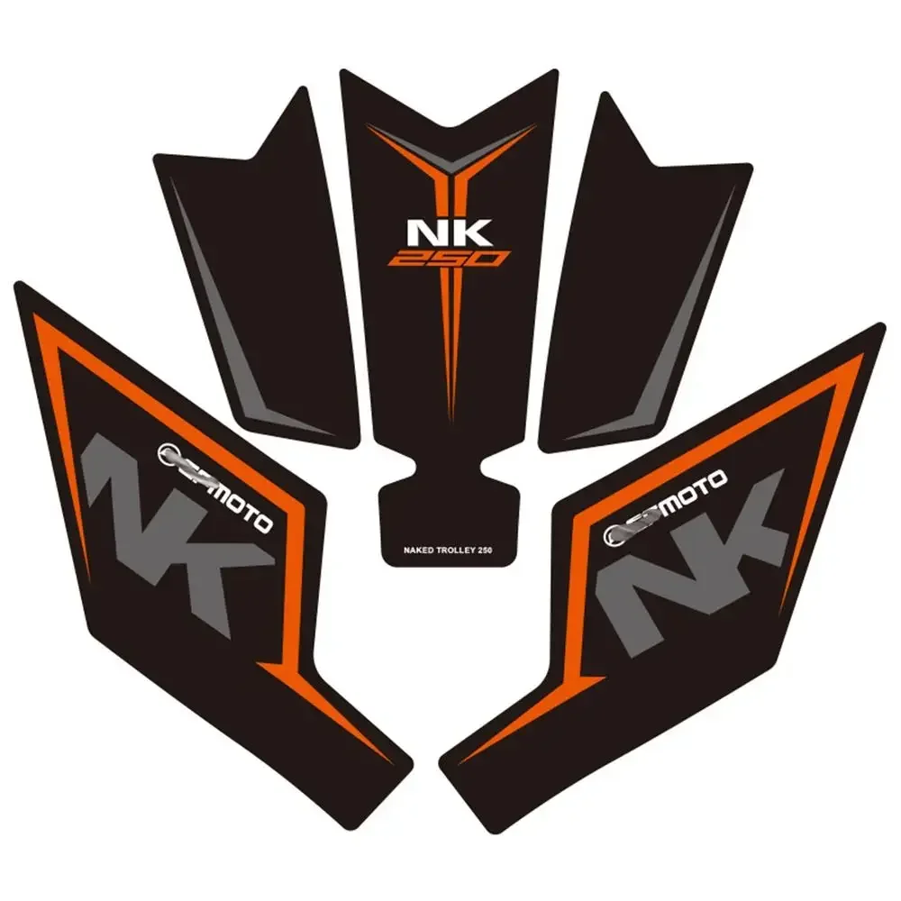 For CFMOTO 250NK NK 250 NK300 300 NK 2022 Motorcycle Fuel Tank Sticker Decal Gas Oil Cover Pad Protector Accessories