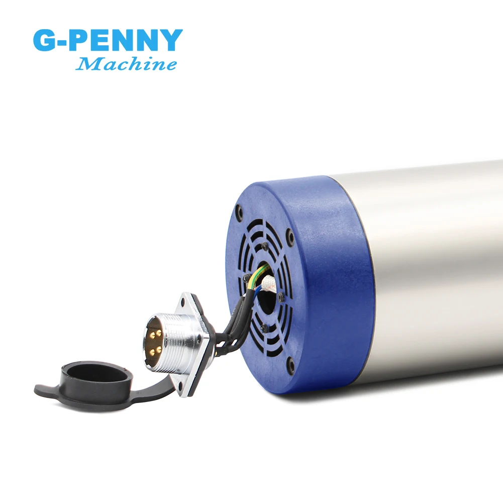 التخصيص Gpenny 1.5KW ER16 D80mm 220 فولت/380 فولت تبريد الهواء المغزل 4 قطعة محامل محرك المغزل باستخدام الحاسب الآلي #4