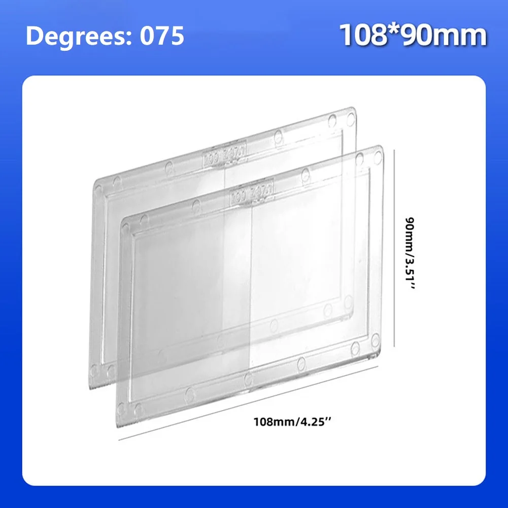 Magnification Welding Lens Clear For Welding And Cutting PC Welding Cheater Lens 2Pcs 3.51x4.25 In Magnification Welding Lens