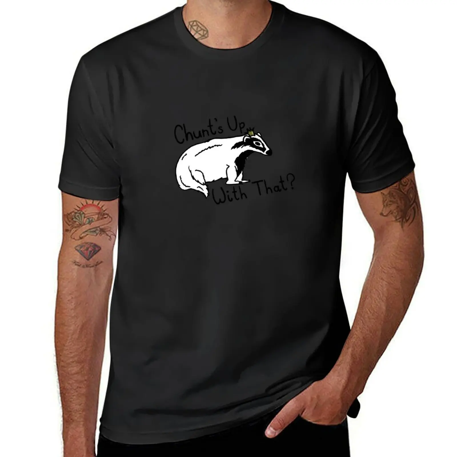 

Hello From the Magic Tavern Chunt's Up T-Shirt summer top customs kawaii clothes men t shirts