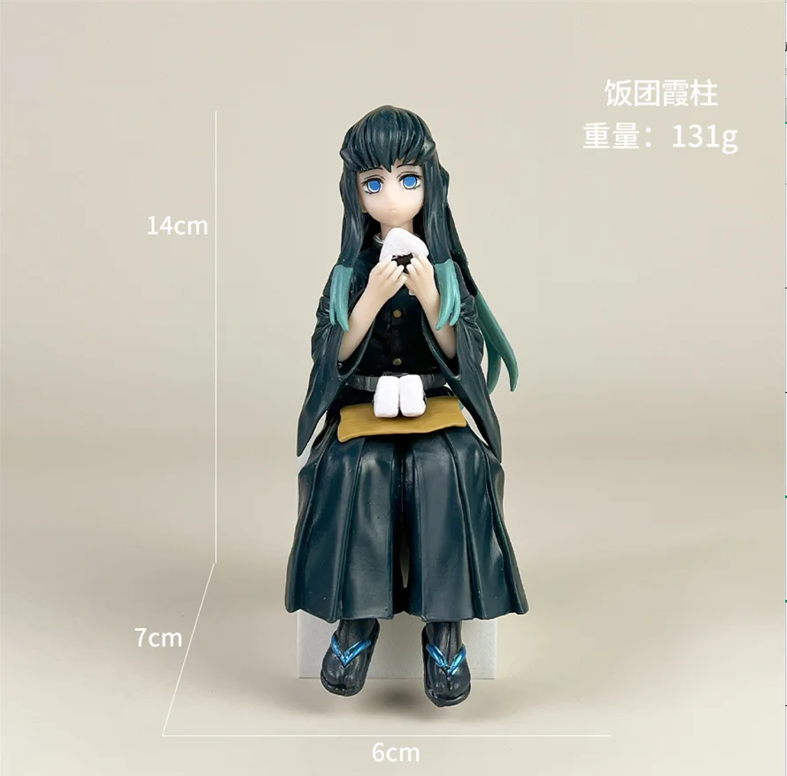 2026 New hot Anime Demon Slayer Figure Kamado Tanjirou Nezuko Sitting Posture Action Figure PVC Model  Collection Toy view 5