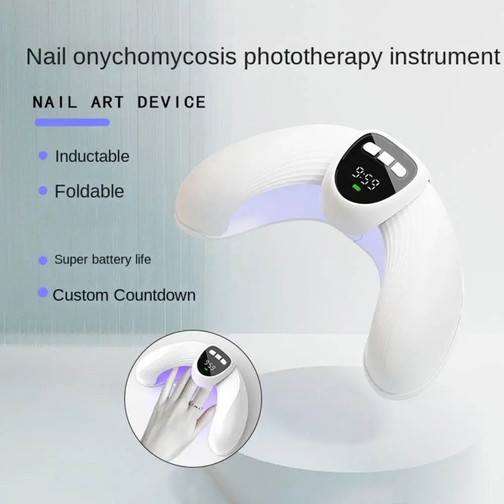 UV Led Nail Art Lamp Auto On en 3-timer met display Opvouwbare nagel Sneldroger Vingernagel Schimmel Behandelen Effectief verwijderen