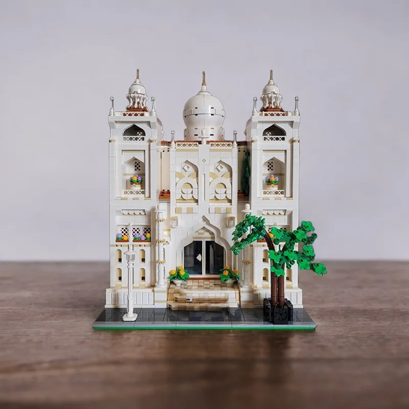 1737 Elementów Taj Mahal Modularny Budynok Wielki Symbol Architektoniczny Moc DIY Edukacyjny Model Klocki Kreatywna Kolekcjonerska Zabawka