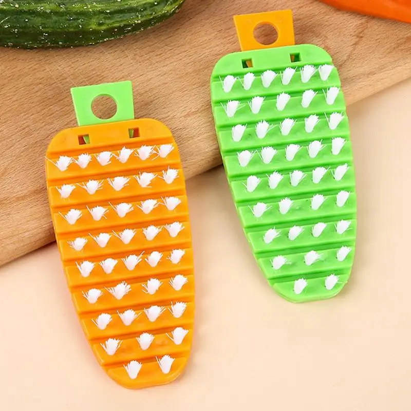 Vegetable Cleaning Brush Multifunction Vegetable Fruit Cleaning Brush Bendable Veggie Brush Fruit Scrubber Kitchen Accessories