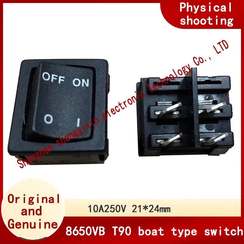 Original 8650VB T90 4-pin 2-speed boat switch 10A250VAC 21*24mm