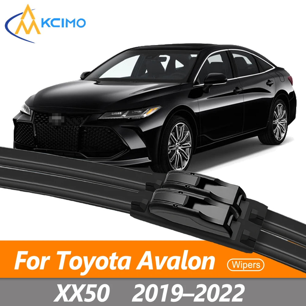 2 قطع الجبهة ممسحة زجاج أمامي مجموعة لتويوتا أفالون XX50 2019-2022 دائم شعاع على غرار ممسحة شفرات سهلة كليب على التثبيت