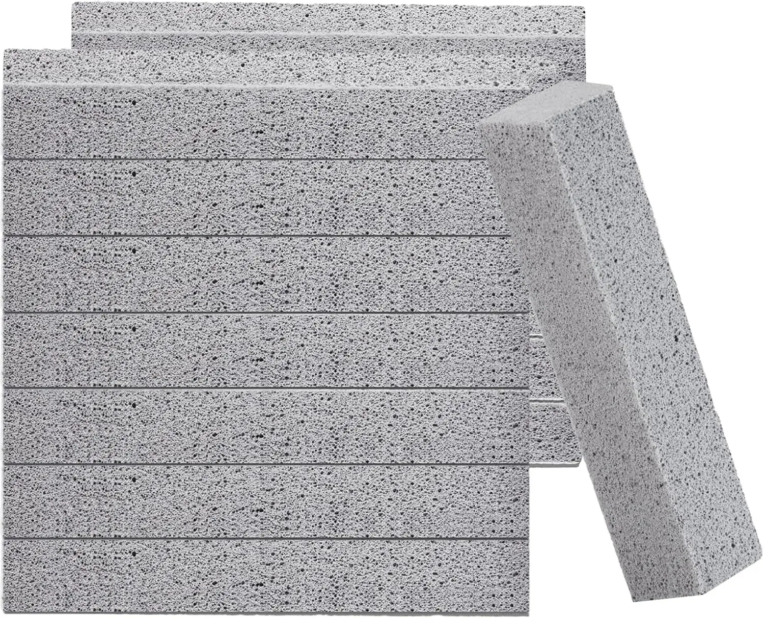 

14 Pack Pumice Stone for Toilet Bowl Cleaning, Removes Hard Water Rings, Cleans Toilets, Bathtubs, Grills, Sinks