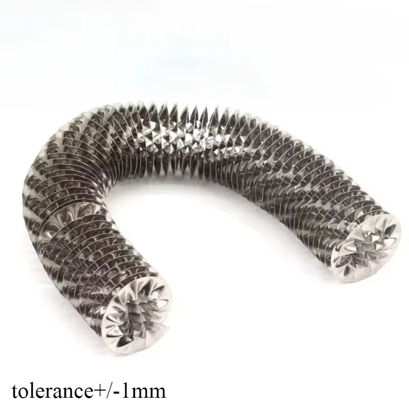 1m Stainless steel spiral hollow fin for heating Cooling tube special fin drying radiator warped fin tube accessories