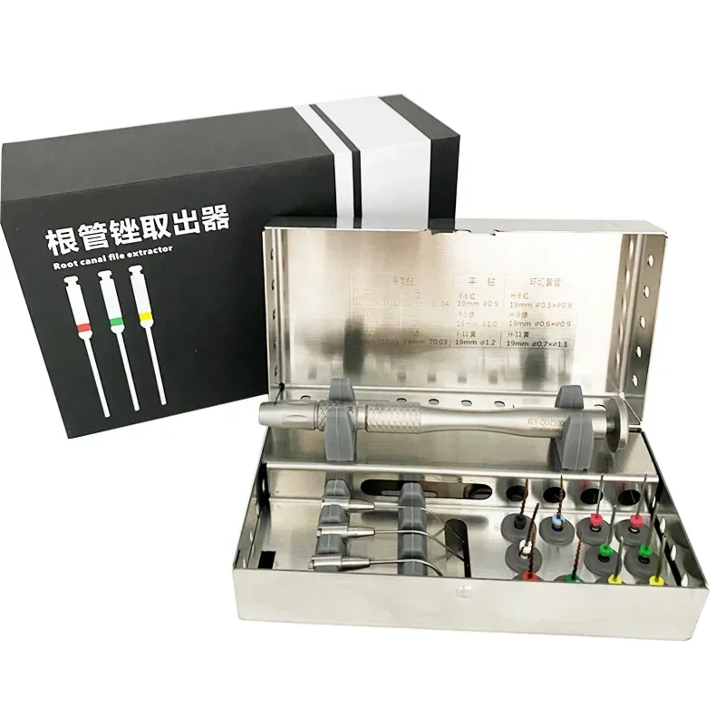 

V Instrument Root Canal File Extractor Endodontics Broken Endo Files Removal Kit System/Remove The Broken Needle/Extractor Tools