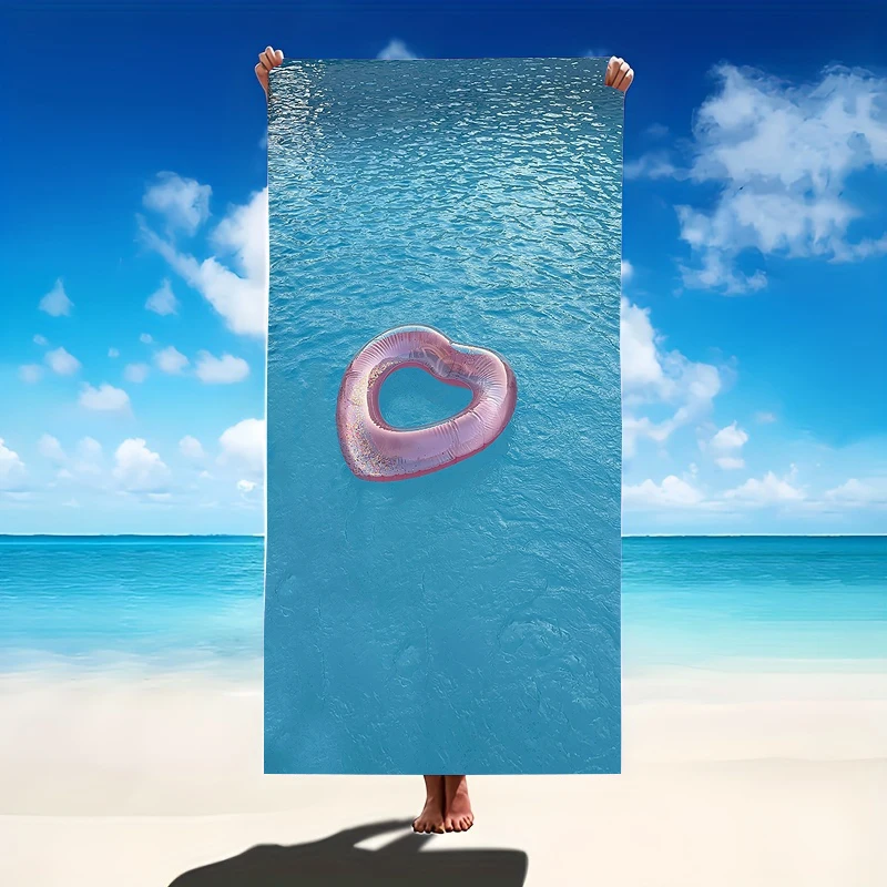 Compact Beach Towel Microfiber Quick Dry Sand Free Oversized Lightweight Travel Swim Pool Camping Gym Yoga Trendy Gift For Him