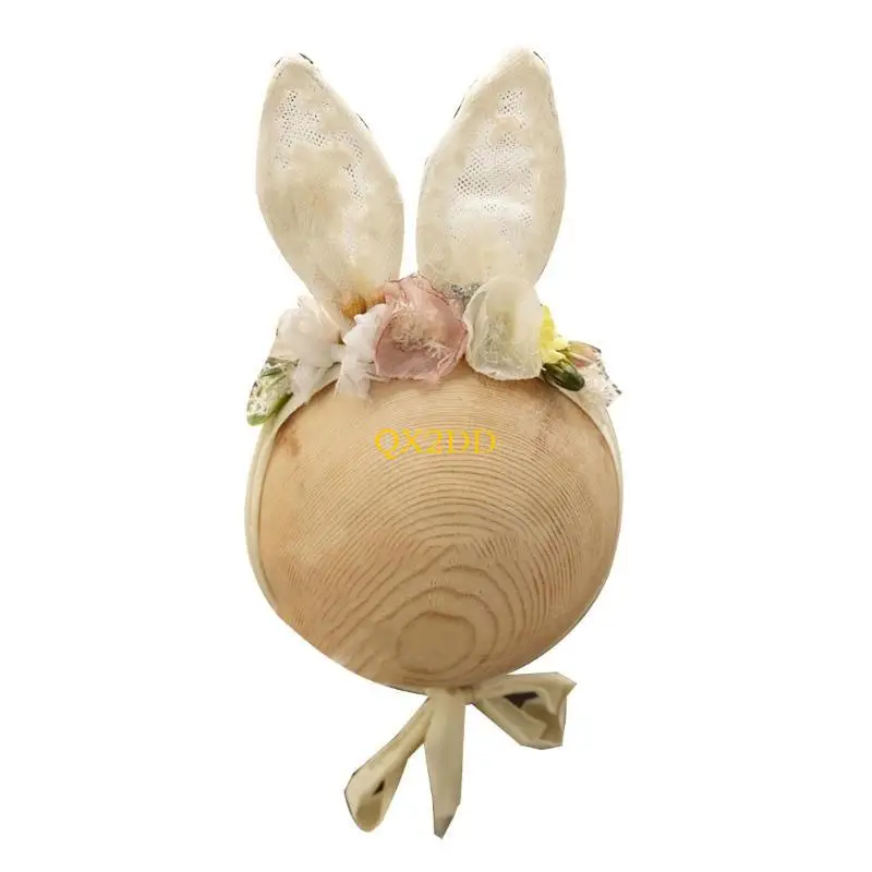 QX2D Newborn Floral Headwear Photography Props Baby Photoshoots Headbands for Babies
