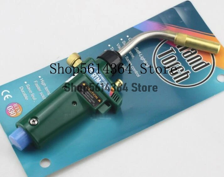 

Braze Welding Torch RTM-030 MAPP Propane Gas Torch Self Ignition Trigger Style CGA600 for 19mm Copper Pipe Tube Welding Repair