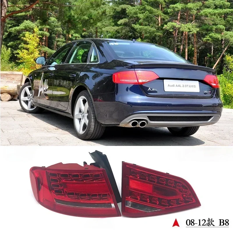 

Автомобильные аксессуары для Audi A4L B8 B9 2008-2016, задний фонарь в сборе, указатели поворота, парковочные огни, запасные оригинальные задние фонари