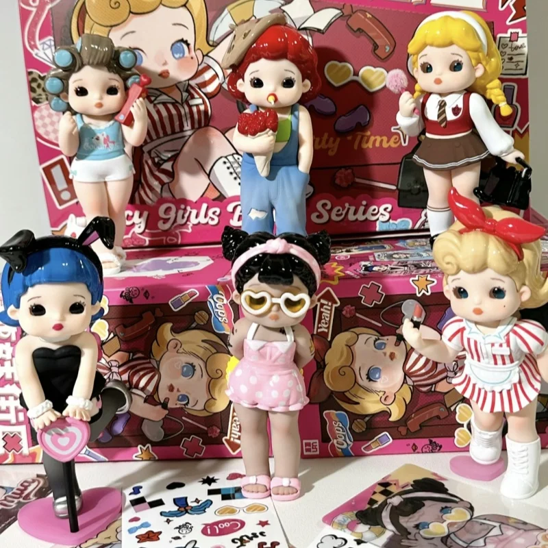 

Ретро Кукла Рама Пряные Девушки Блок Серия Слепая Коробка Мультфильм Мода Девушка Настольная Статуя Модель Коллекция Кукла Украшение Игрушка Подарок