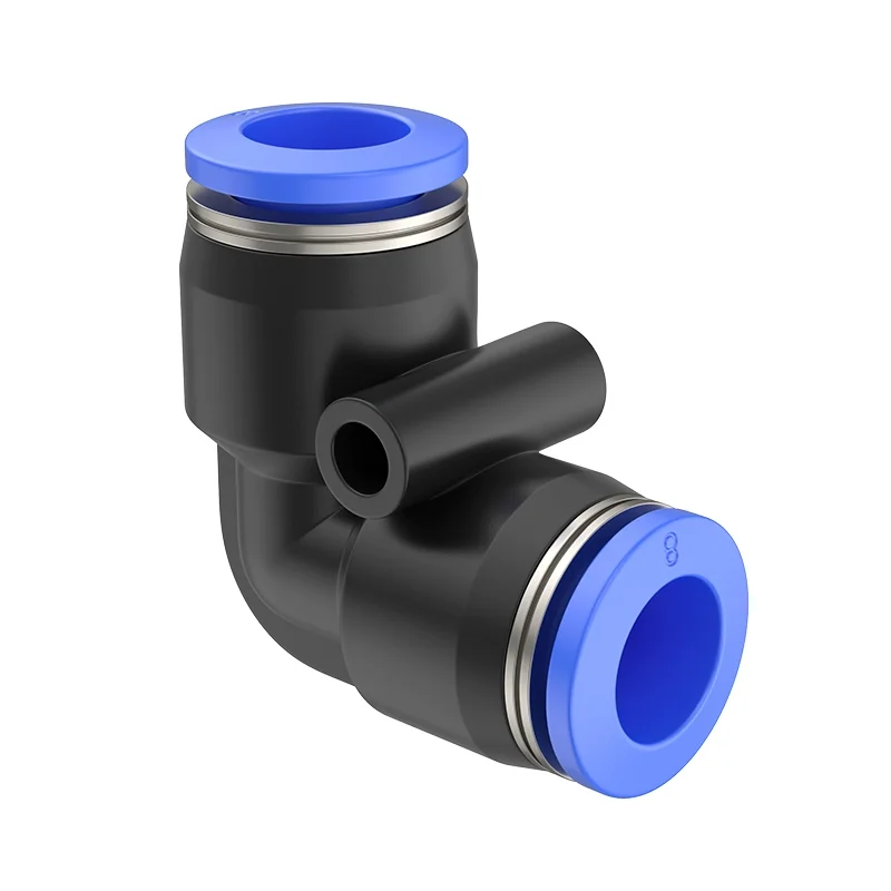10PCS Pneumatic Quick Connector Pu Plastic Straight Through Peg Py Variable Diameter Pe Three-Way Gas Pipe Quick Insert 4-12mm