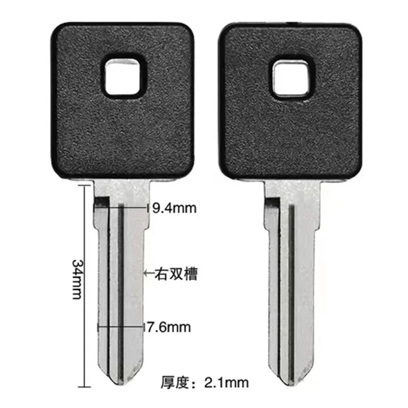 

34mm Motorcycle Black Blank Key Uncut Blade For Harley Sportster XL 883 1200 XL883 C N L R XL1200 C R N L XL 1200 C N L R 883