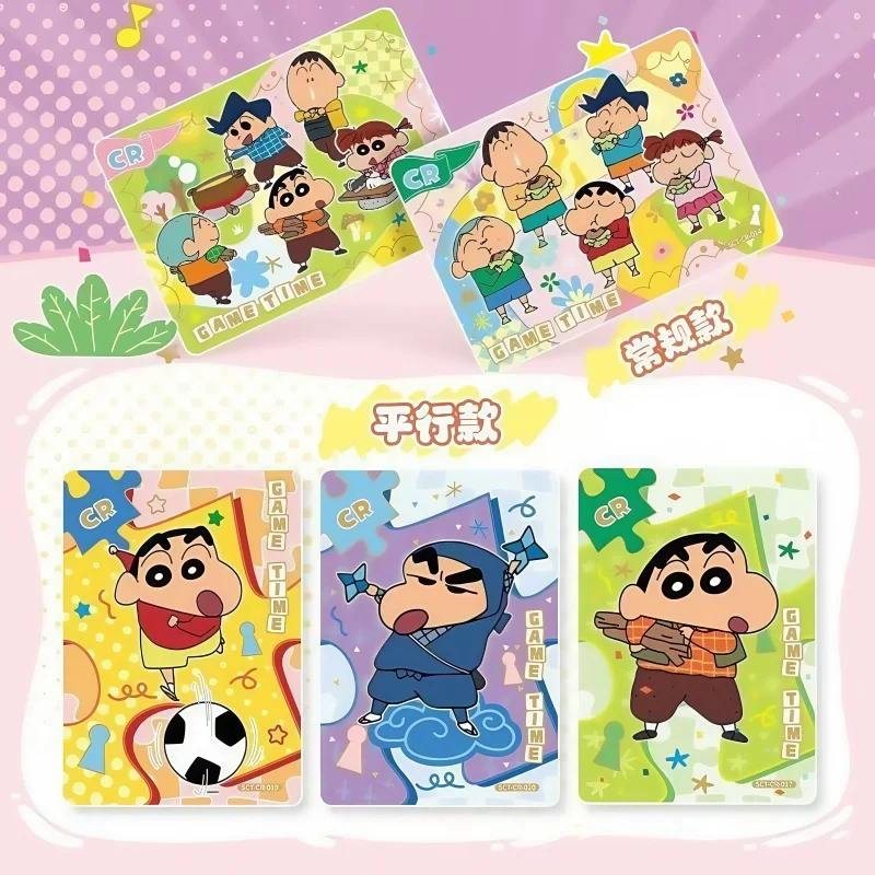 KAYOU Crayon Shin-chan Collectible Card Children's Collection Decoration Pack A Box for The Party Cartoon Product Holiday Gift