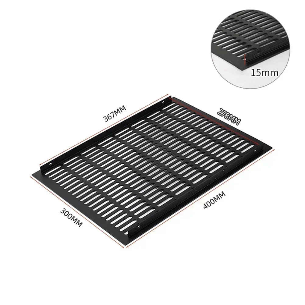 300/400mm Vents Perforated Sheet Aluminum Alloy Air Vent Perforated Sheet Web Plate Ventilation Grille Vents Perforated Sheet