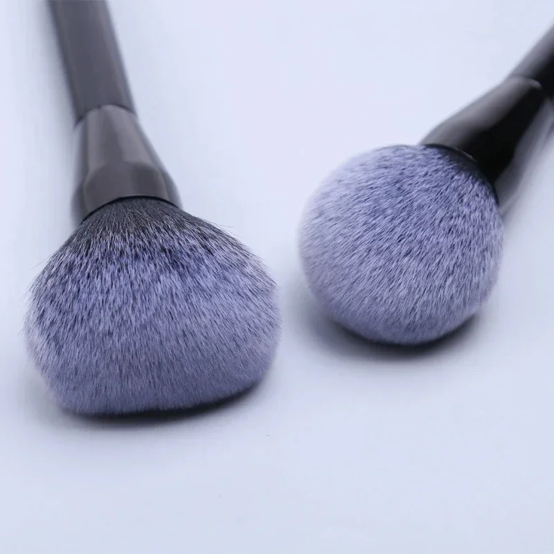 Brosse à fard à joues avec manche en bois, brosse à cheveux doux, brosse à poudre professionnelle, grand fond de teint, outil de maquillage