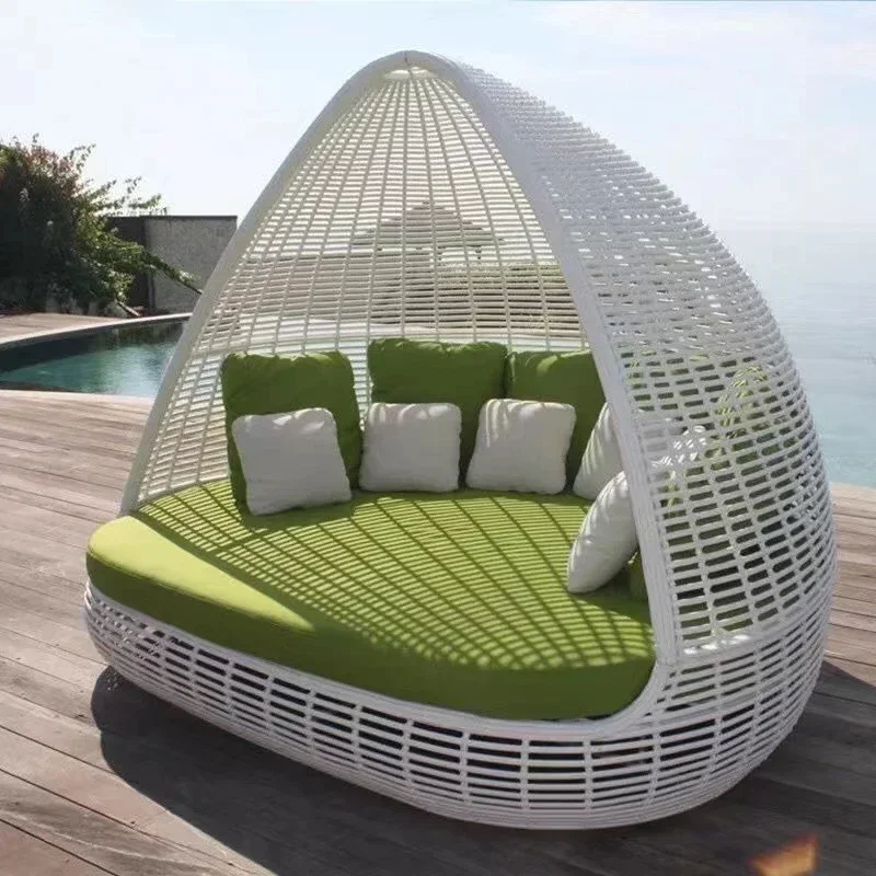 

Outdoor Lying Swimming Pool Large Round Bed Patio Rattan Outdoor Furniture Outdoor Patio Furniture Wicker Chaise Loungecheap A