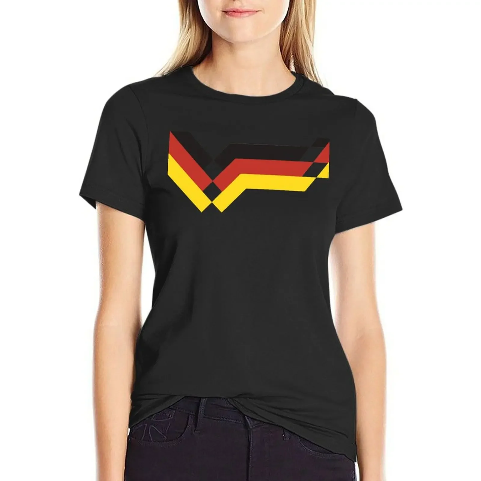 

Germany T-Shirt Female clothing animal prinfor quick-drying tops Women