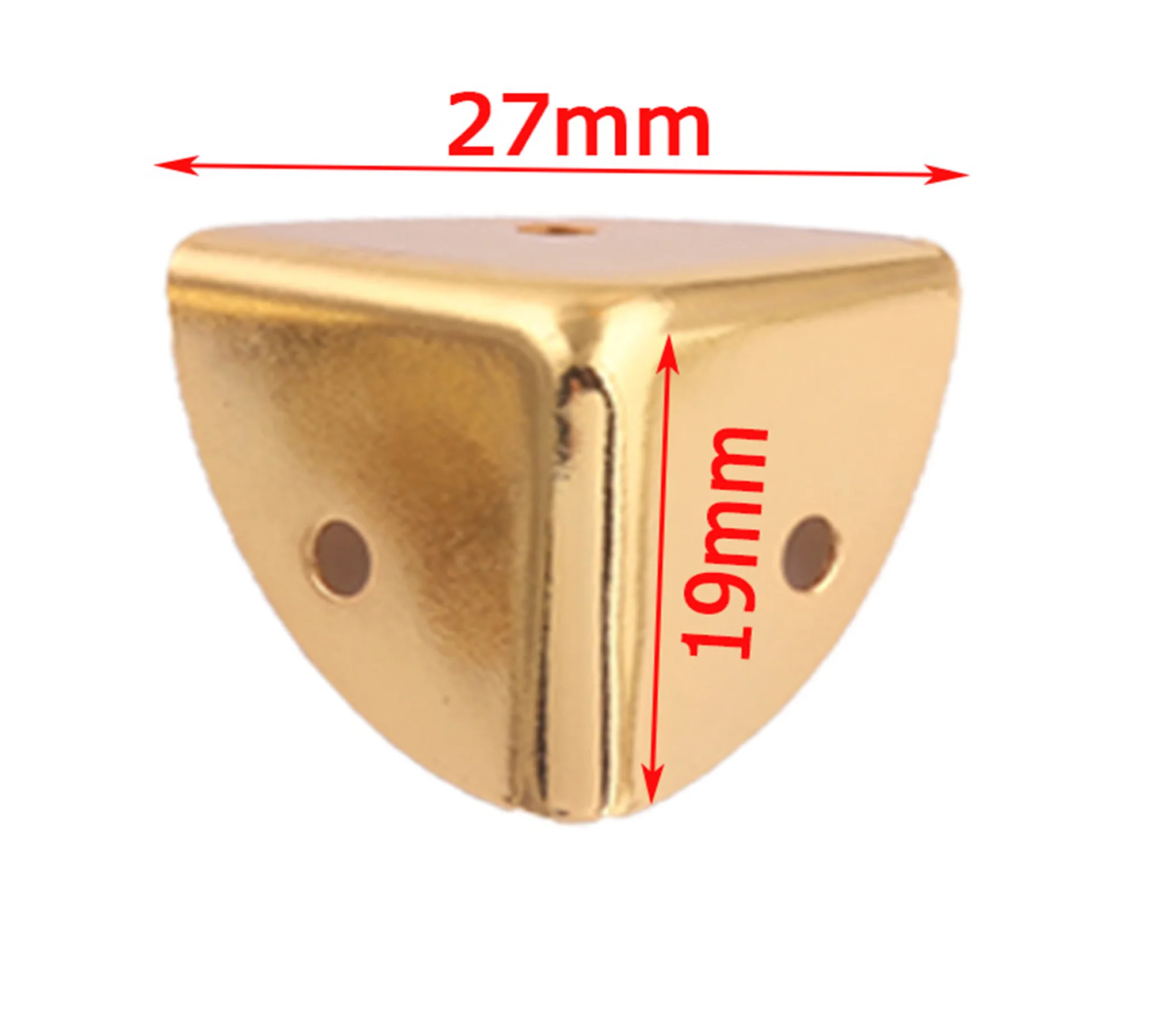 19/22/26/29/31/36mm Gold metal Corner protection corners vintage Box corner Decorative wood corner book corner Corner clip-4pcs