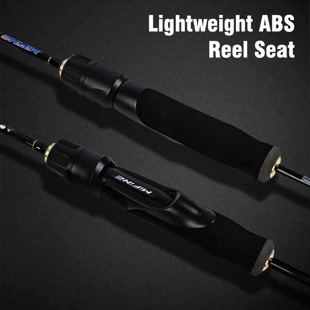 MIFINE PEGASUS UL Ultralight Spinning Fishing Rod Lure 0.8-3.5G 30T Carbon Fiber Hollow Tips Fuji Rings For Trout Fishing Pole