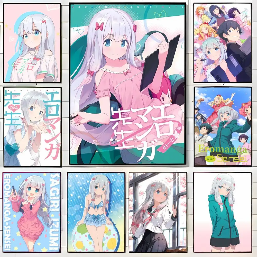 Animated Romantic E-Eromanga Sensei Poster Wall Art Print Decorative Mural Home Decor Gift Unframed