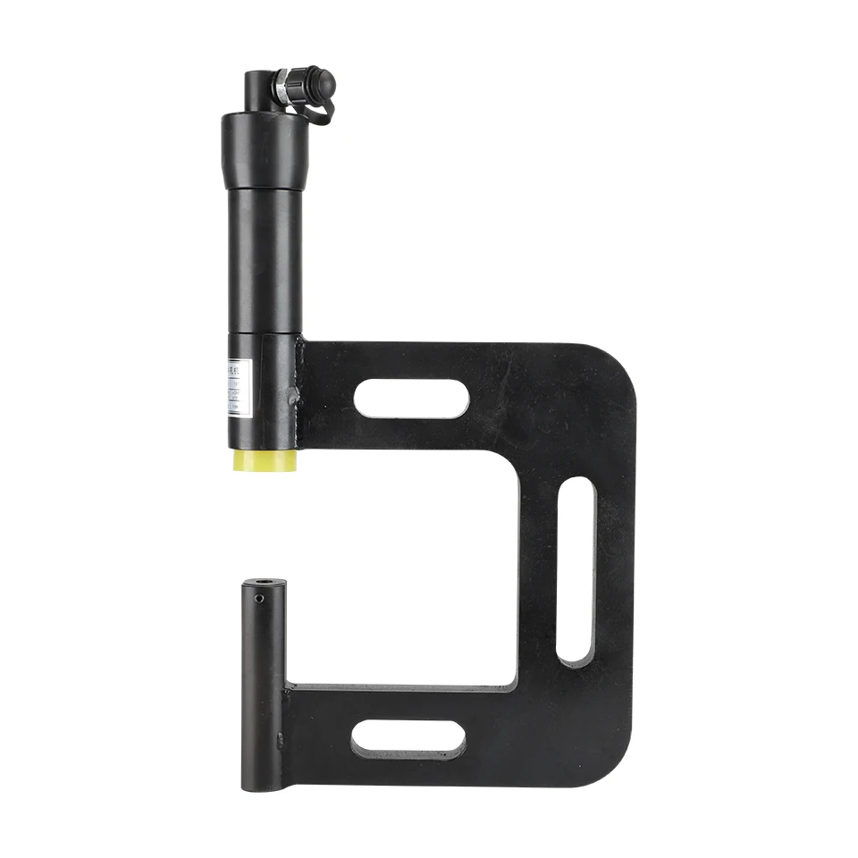 Abridor de buraco hidráulico de ferro de aço tipo C portátil Linha elétrica com ranhura de garganta longa Perfurador de ponte profunda
