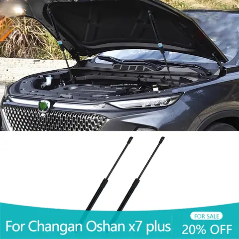 Changan Oshan x7 plus 2024 2025 용 자동차 후드 용 액세서리 유압 막대