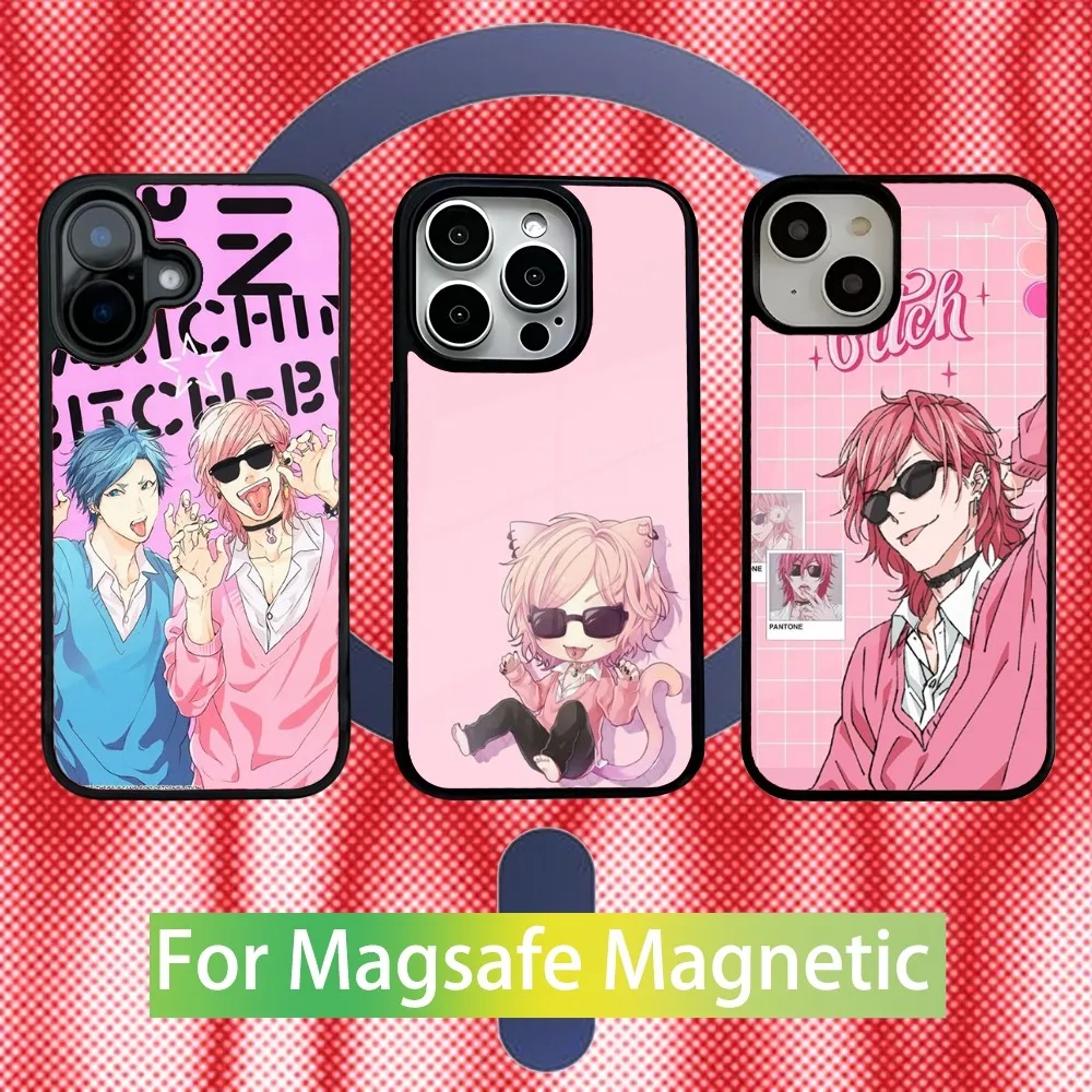 

Ayato Yuri Y-Yarichin Club Phone Case For iPhone 16,15,14,13,12,11,Pro,Max,Plus,Mini New Magsafe Magnetic Wireless Charging