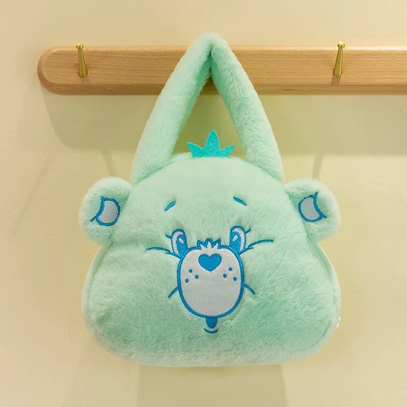 Miniso Kawaii Care Bear Pluszowa Portmonetka do Ręki Jest Najlepszym Prezentem Urodzinowym dla Dziewczynek. Torebka Care Bear na prezent świąteczny