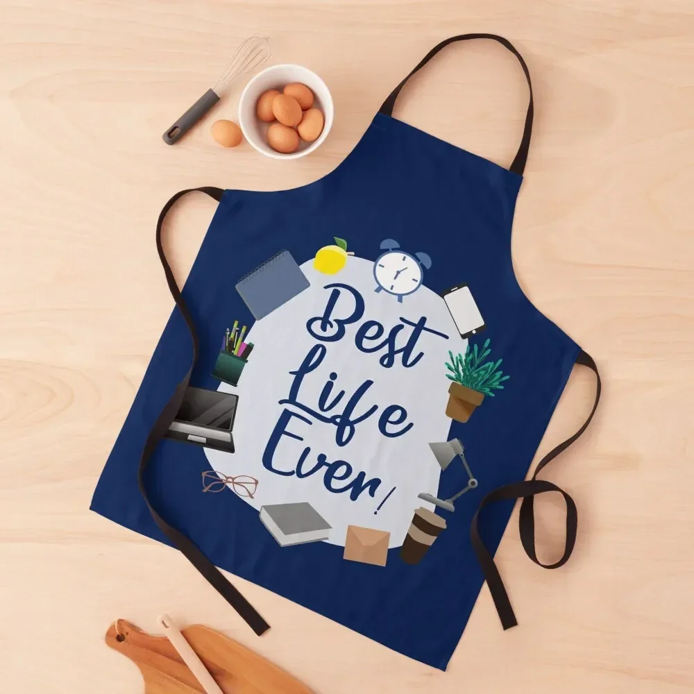 Best life Ever - Letter Writing for Brothers Apron Kitchen Women Barista Funny Apron