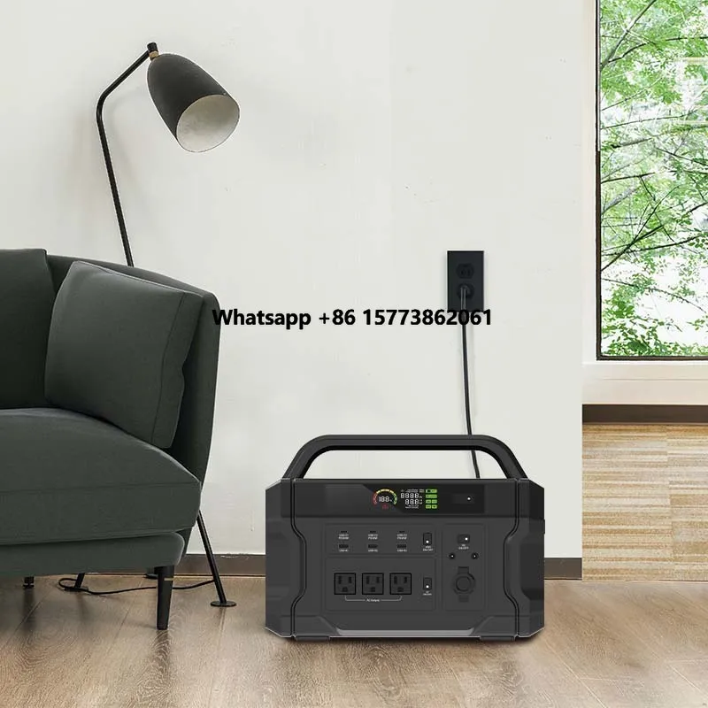 

Outdoor camping energy storage system solar generator 1200 watts lithium battery portable solar power station