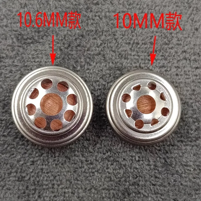 10mm 10.6mm wooden composite diaphragm headphone speaker 2pcs